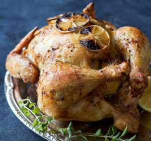 Oven Roasted Chicken with Garlic Butter